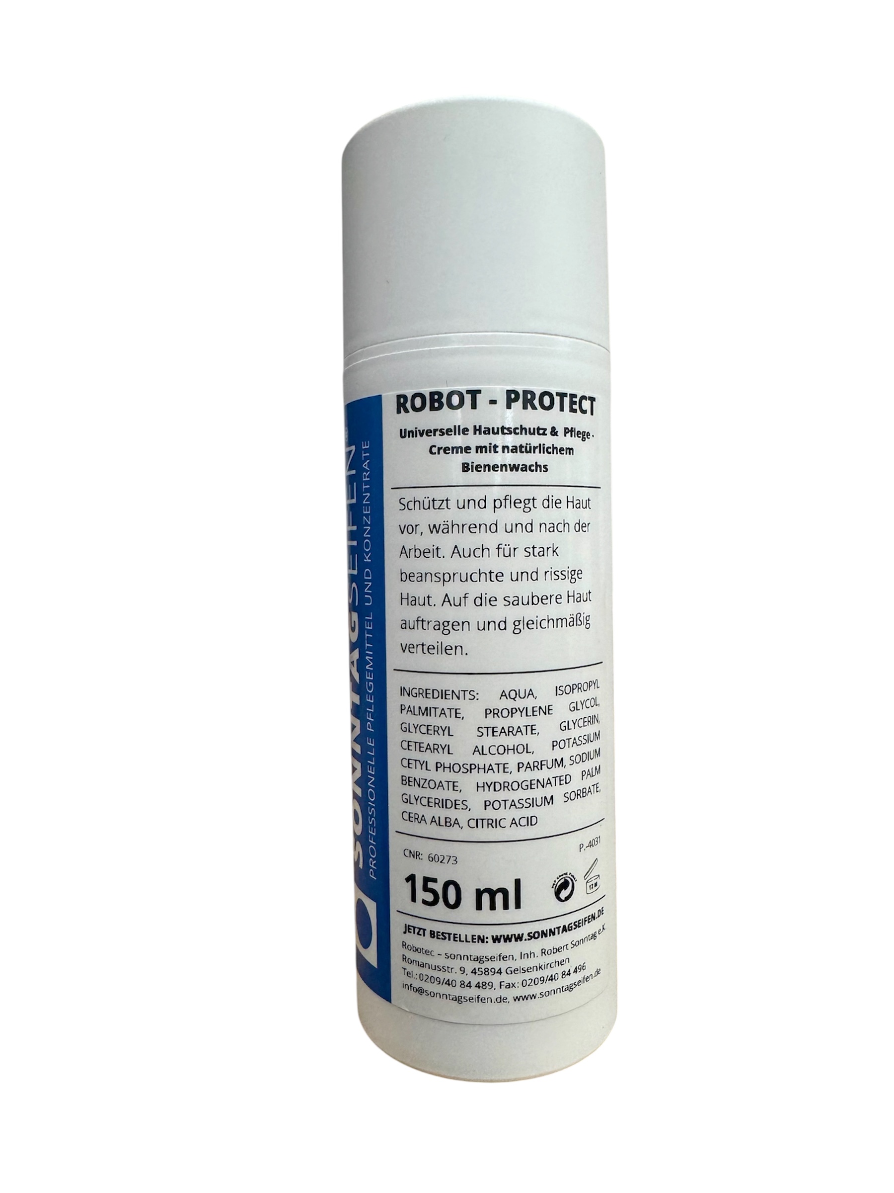 Hautlotion mit Bienenwachs  Robot - Protect 150 ml