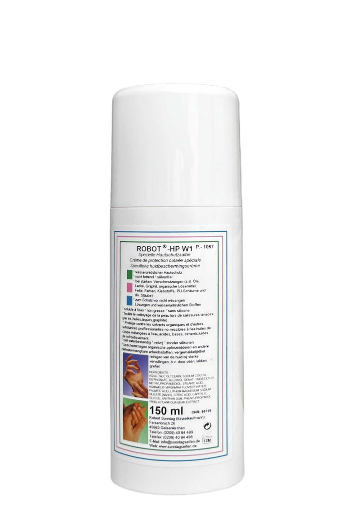 Handwaschpaste Robot-Soft, pflanzlich & biologisch abbaubar